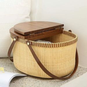 Picnic Basket Two Swing Handles