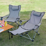 Foldable Picnic Portable  Lazy Chair, Backrest Cushion